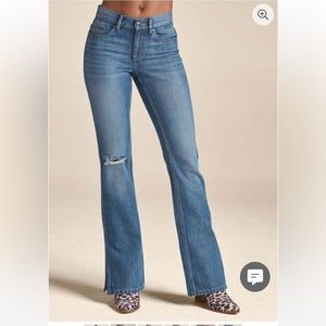 NWOT Venus vintage split hem jeans, size 6
